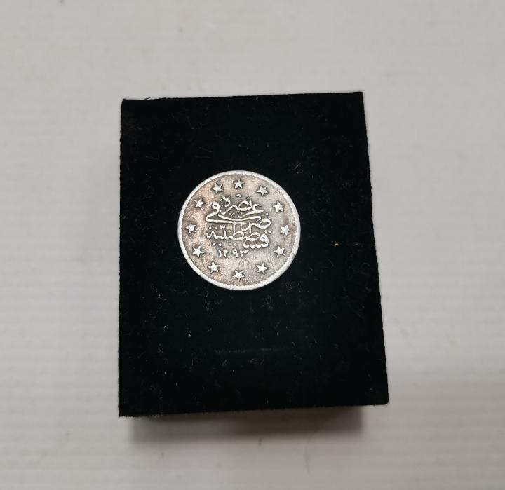 SULTAN ABDÜLHAMİD DÖNEMİ GÜMÜŞ 2 KURUŞ MECİDİYE