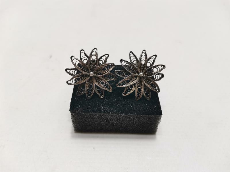 TELKARİ GÜMÜŞ KÜPE