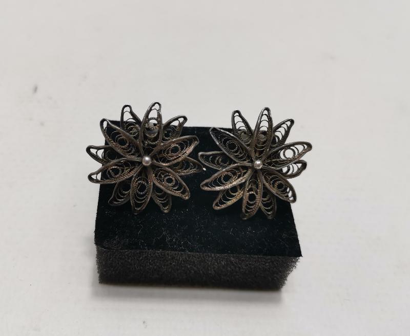 TELKARİ GÜMÜŞ KÜPE