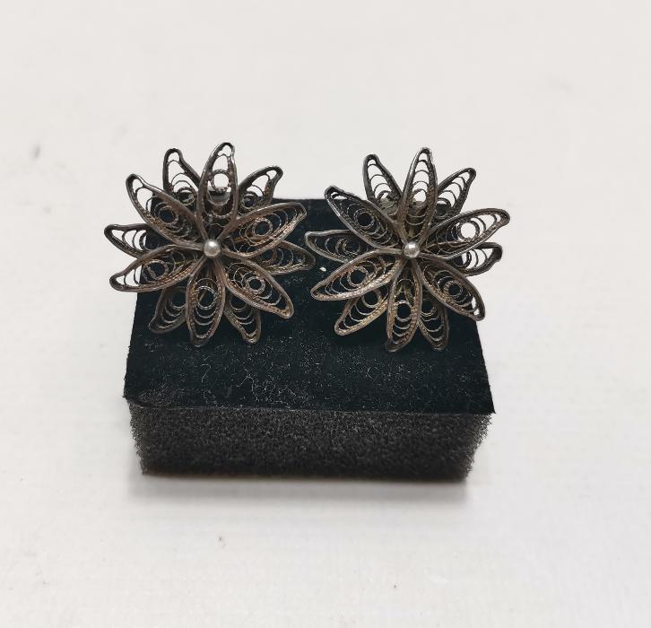 TELKARİ GÜMÜŞ KÜPE