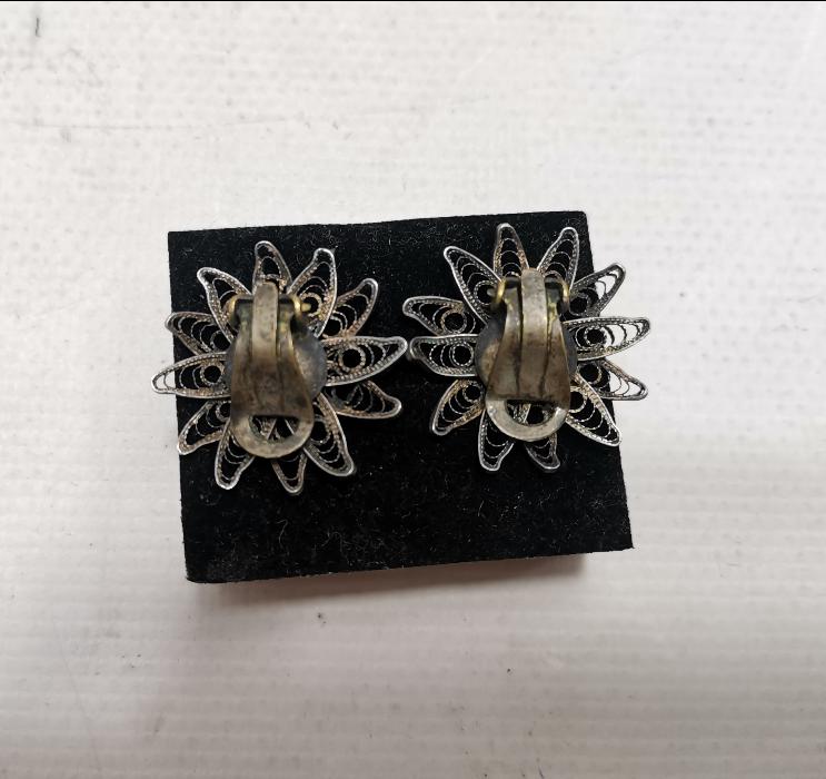 TELKARİ GÜMÜŞ KÜPE