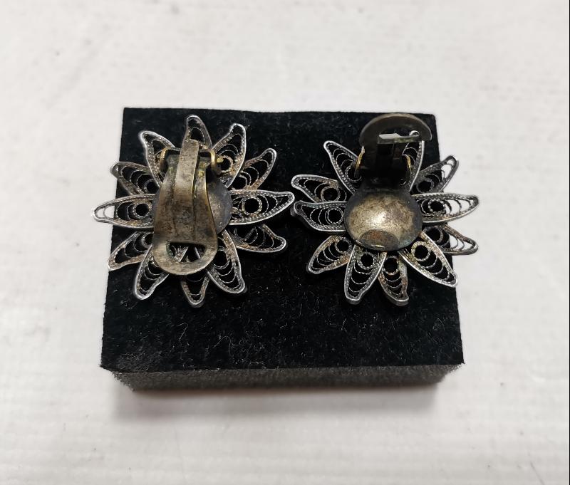 TELKARİ GÜMÜŞ KÜPE