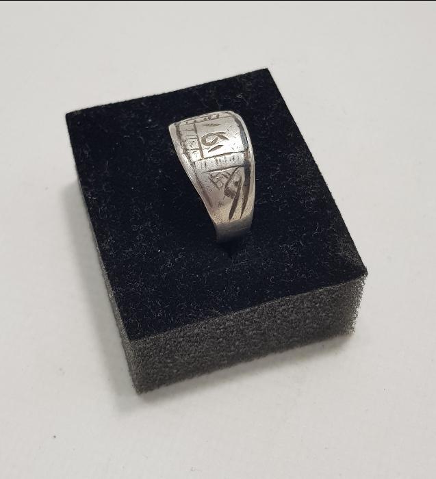 ÜZERİ OSMANLICA YADİGAR YAZILI GÜMÜŞ YÜZÜK 