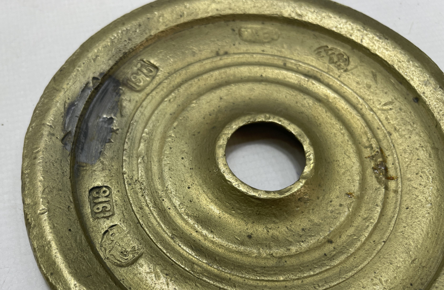 1914-1915-1916 TARİHLİ NADİR FORMDA OSMANLI AĞIRLIK