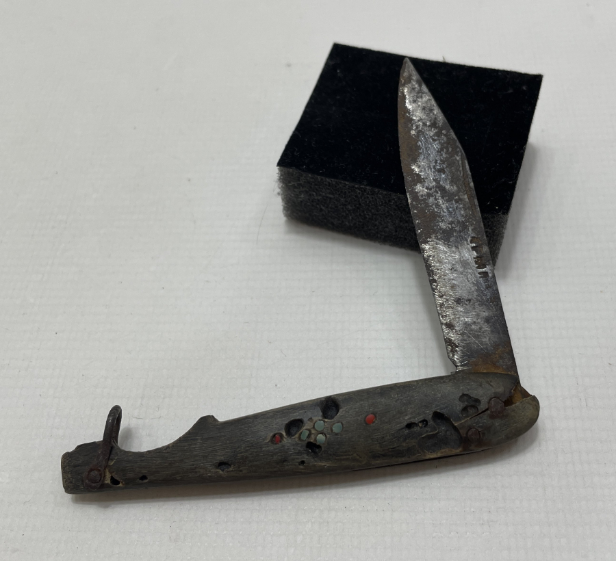 ANTİKA BOYNUZ SAPLI ÇAKI 