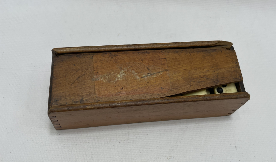 BOYNUZ VE KEMİKTEN MAMUL ANTİKA DOMİNO TAŞLARI