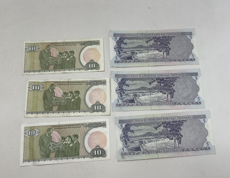 ÇİL KONDİSYONDA ANTİKA KAĞIT PARALAR