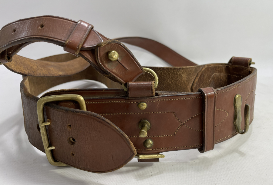 1. DÜNYA SAVAŞI DÖNEMİ ÇİL KONDİSYONDA SUBAY KEMERİ