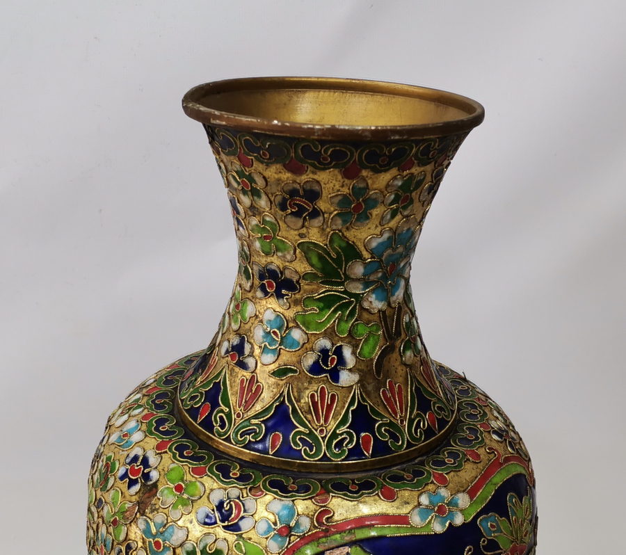 1900 BAŞLARI BÜYÜK BOY MİNELİ VAZO