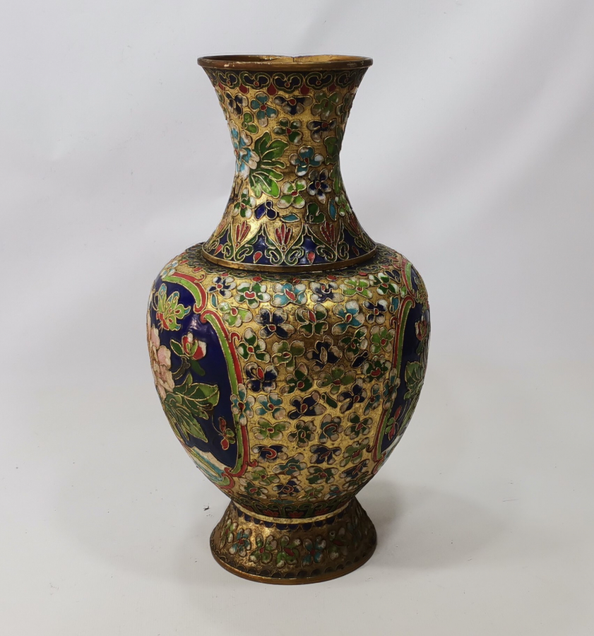 1900 BAŞLARI BÜYÜK BOY MİNELİ VAZO