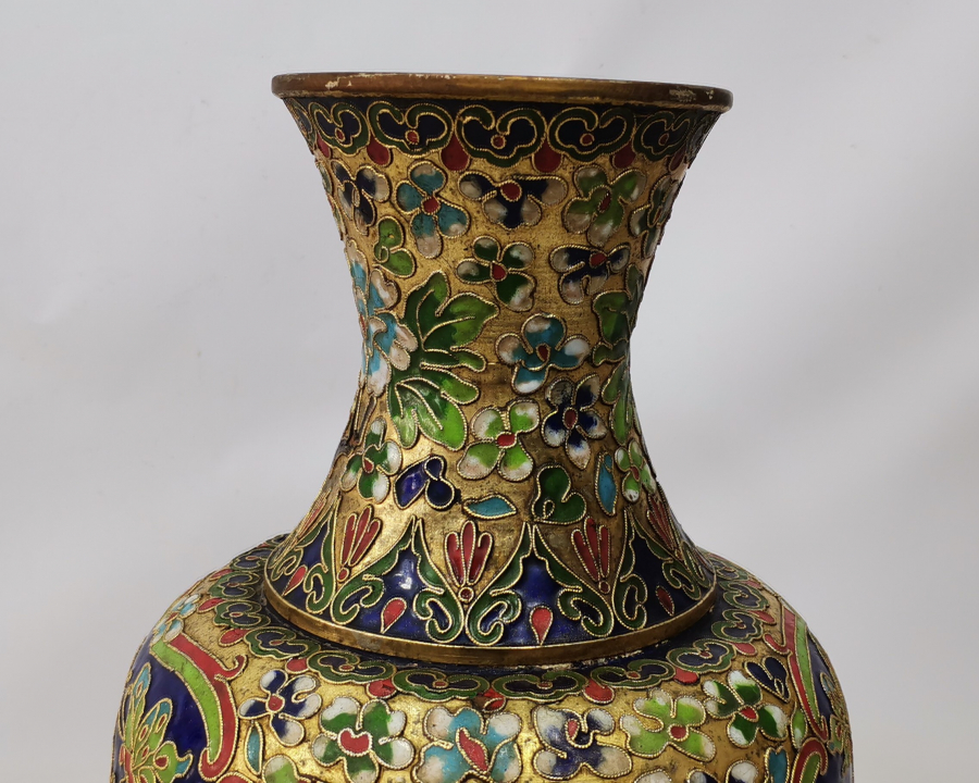 1900 BAŞLARI BÜYÜK BOY MİNELİ VAZO