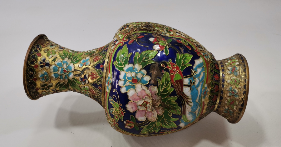 1900 BAŞLARI BÜYÜK BOY MİNELİ VAZO