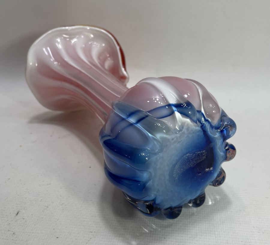 1900 BAŞLARI KOPARMA İŞÇİLİKLİ MURANO VAZO