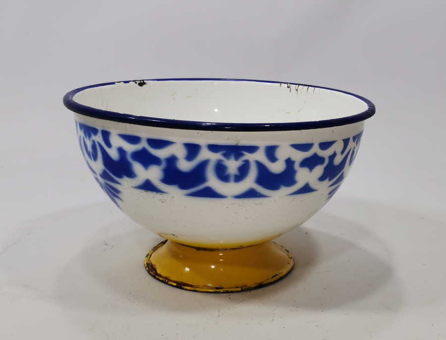 OSMANLI DÖNEMİ AY YILDIZLI EMAYE ÇORBA TASI