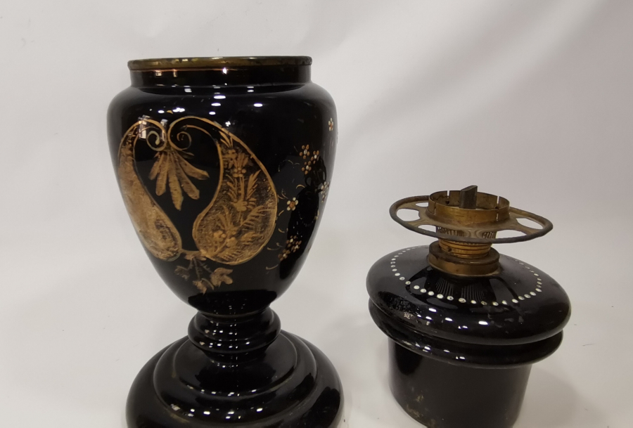 OSMANLI DÖNEMİ BÜYÜK BOY KARPUZ GAZ LAMBASI