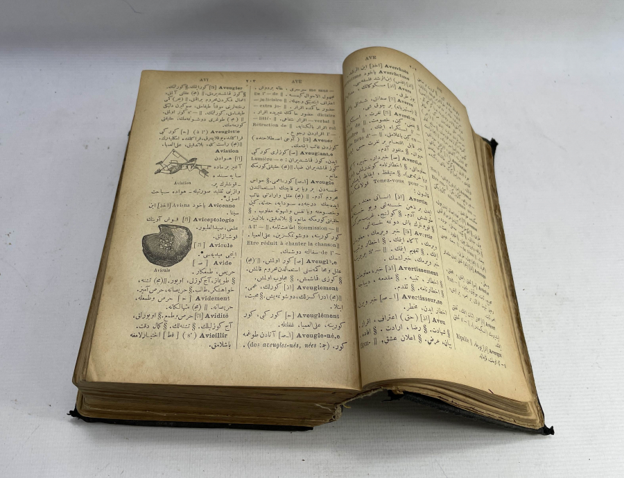 OSMANLI DÖNEMİ DEV BOY OSMANLICA FRANSIZCA SÖZLÜK