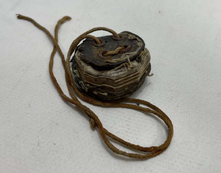 OSMANLI DÖNEMİ ORJİNAL KABINDA ÇOK NADİR SANCAK KUR'AN - I KERİM KABI