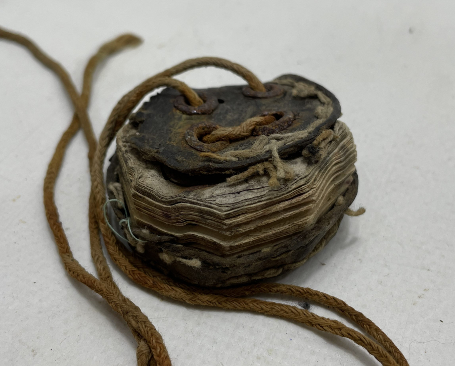 OSMANLI DÖNEMİ ORJİNAL KABINDA ÇOK NADİR SANCAK KUR'AN - I KERİM KABI