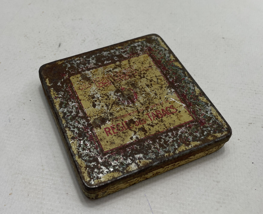 OSMANLI DÖNEMİ ÜZERİ OSMANLICA YAZILI SİGARA TABAKASI