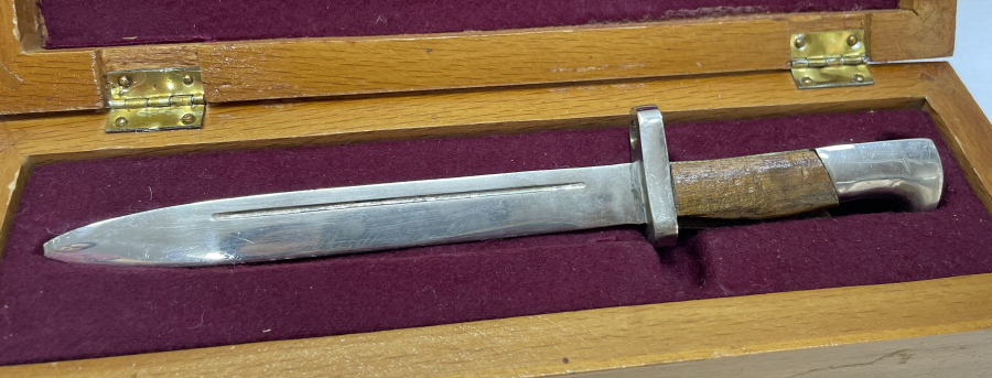 SÜNGÜ FORMUNDA ANTİKA ASKERİ ZARF AÇACAĞI