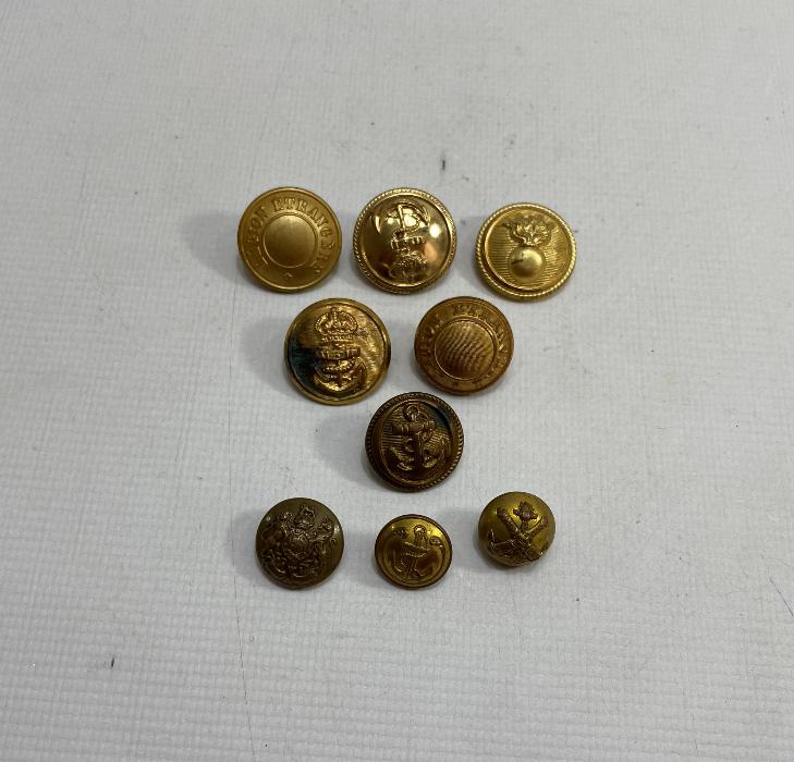 1. DÜNYA SAVAŞI DÖNEMİ 10 ADET ASKERİ DÜĞME