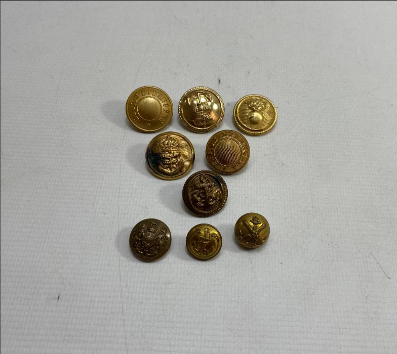 1. DÜNYA SAVAŞI DÖNEMİ 10 ADET ASKERİ DÜĞME