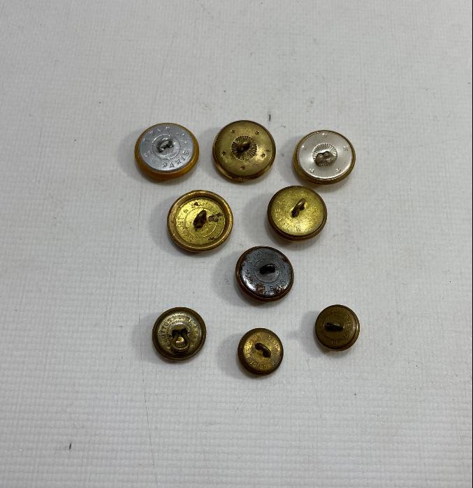 1. DÜNYA SAVAŞI DÖNEMİ 10 ADET ASKERİ DÜĞME