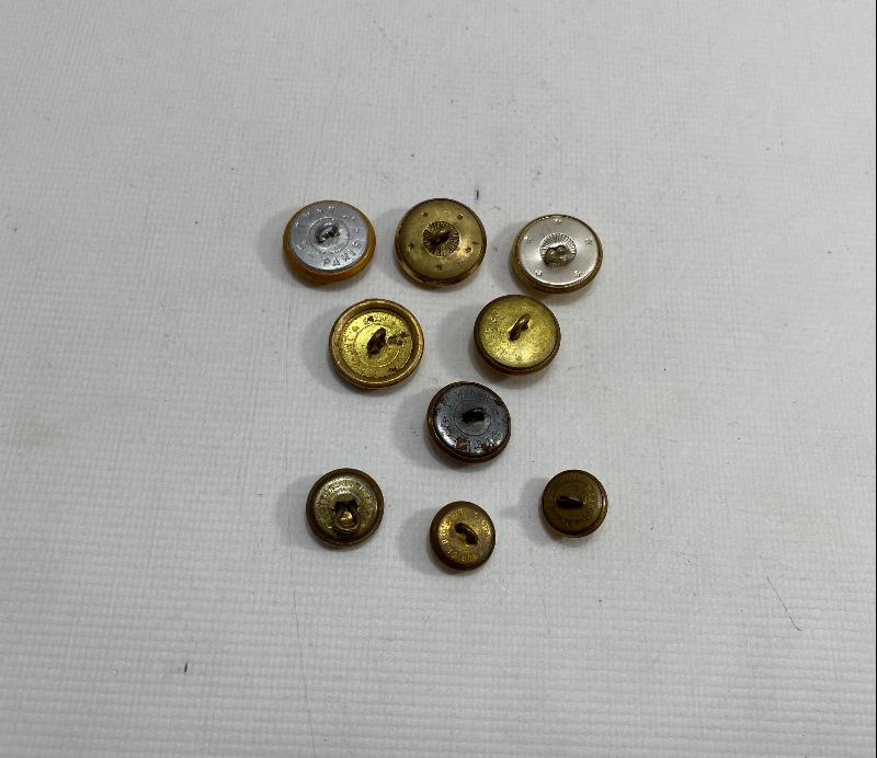 1. DÜNYA SAVAŞI DÖNEMİ 10 ADET ASKERİ DÜĞME