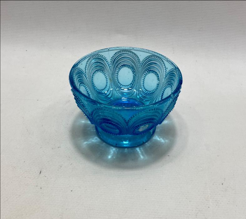 ANTİKA MAVİ KRİSTAL CAM ŞEKERLİK
