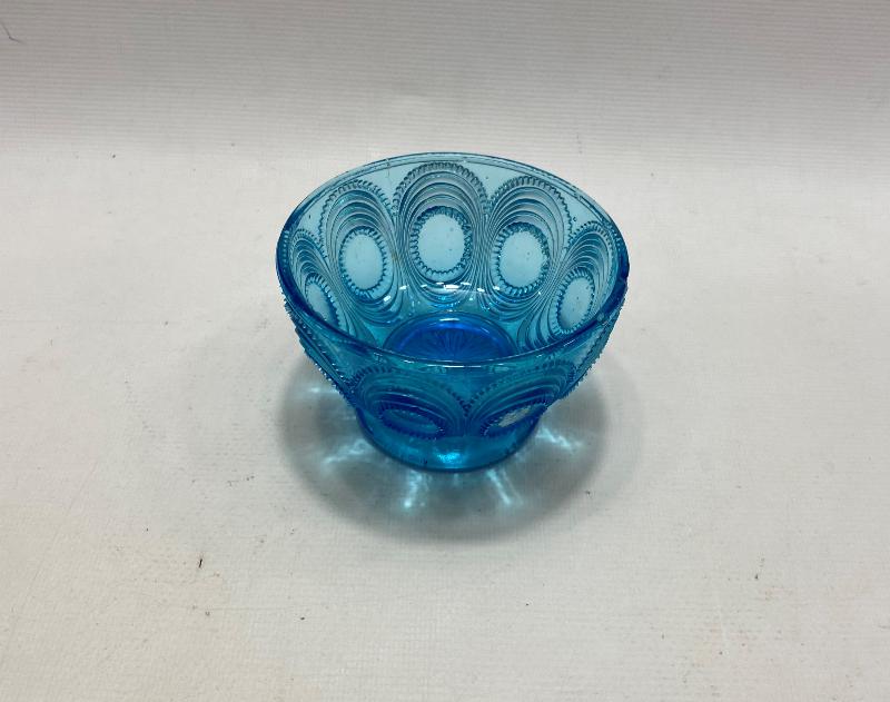 ANTİKA MAVİ KRİSTAL CAM ŞEKERLİK