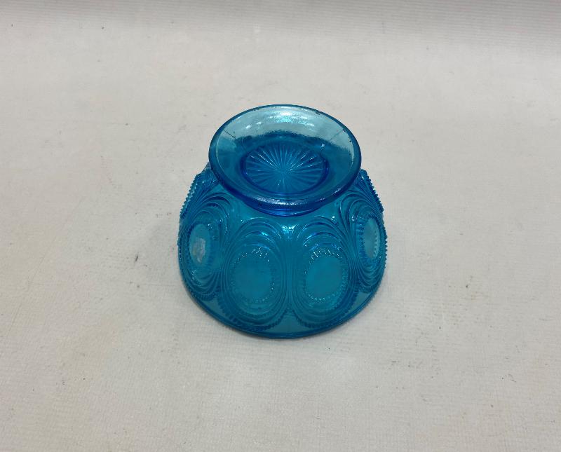 ANTİKA MAVİ KRİSTAL CAM ŞEKERLİK