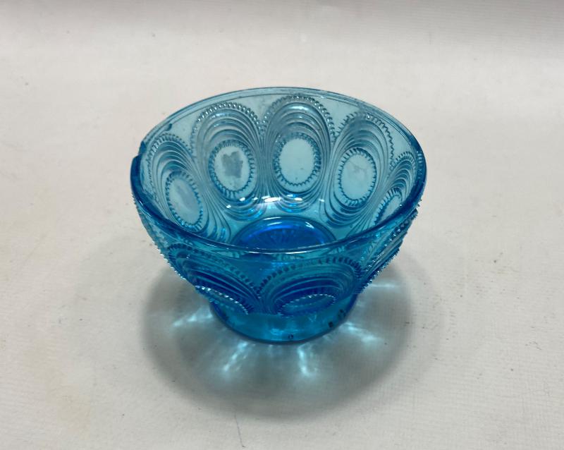 ANTİKA MAVİ KRİSTAL CAM ŞEKERLİK