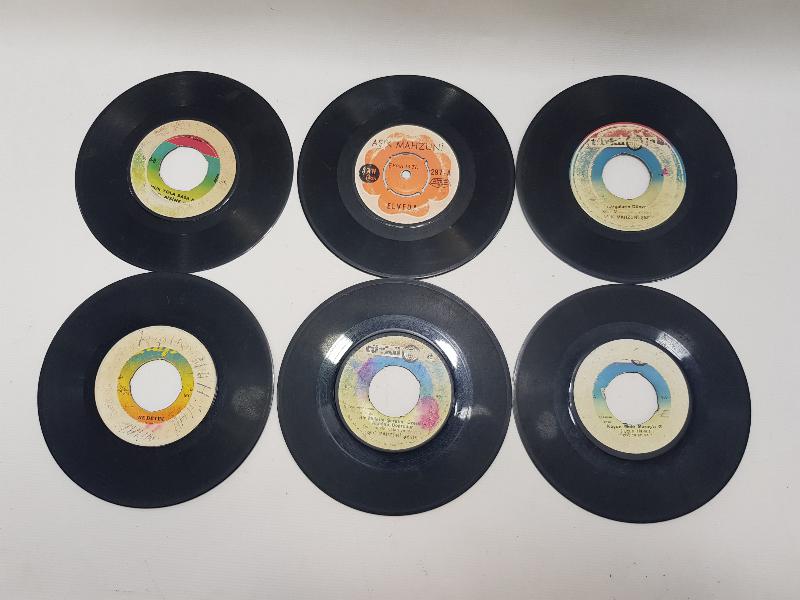 AŞIK MAHSUNİ ŞERİF 6 ADET 45'LİK PLAK 