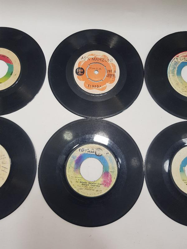 AŞIK MAHSUNİ ŞERİF 6 ADET 45'LİK PLAK 