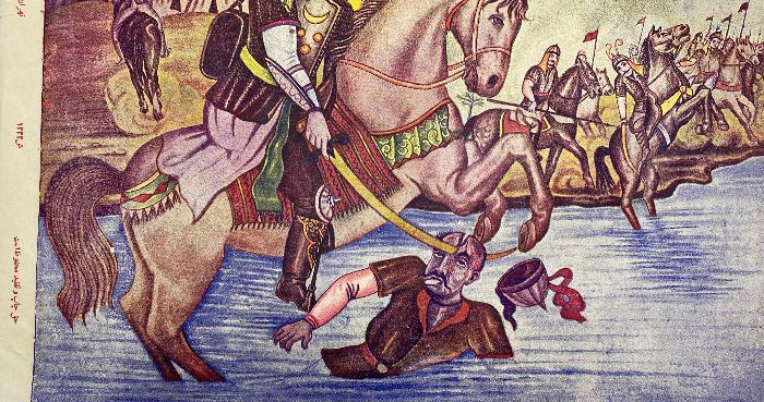 KERBELA ALEMDARI HAZRETİ EBULFAZIL TEMALI DİNİ TABLO 