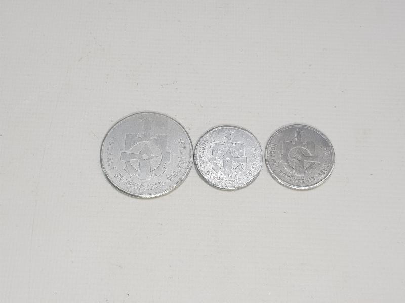KOCAELİ SEKA KAĞIT MÜZESİ JETONLARI 