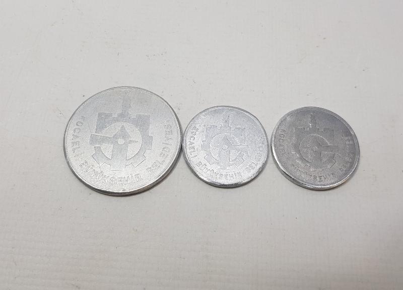 KOCAELİ SEKA KAĞIT MÜZESİ JETONLARI 