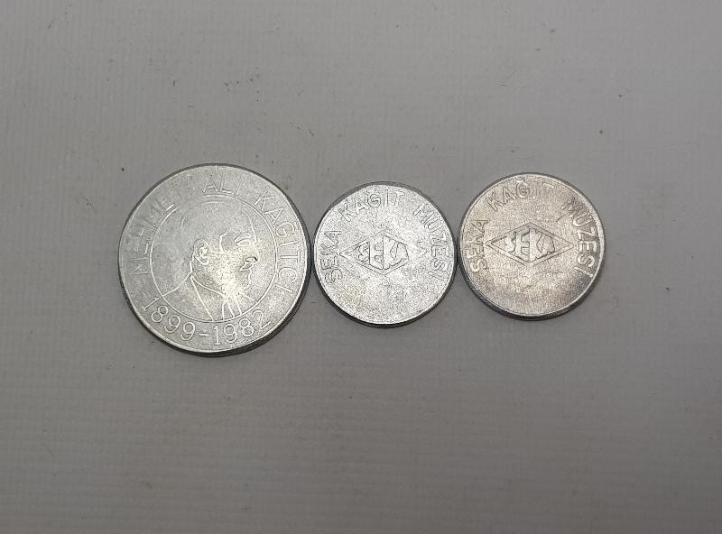 KOCAELİ SEKA KAĞIT MÜZESİ JETONLARI 