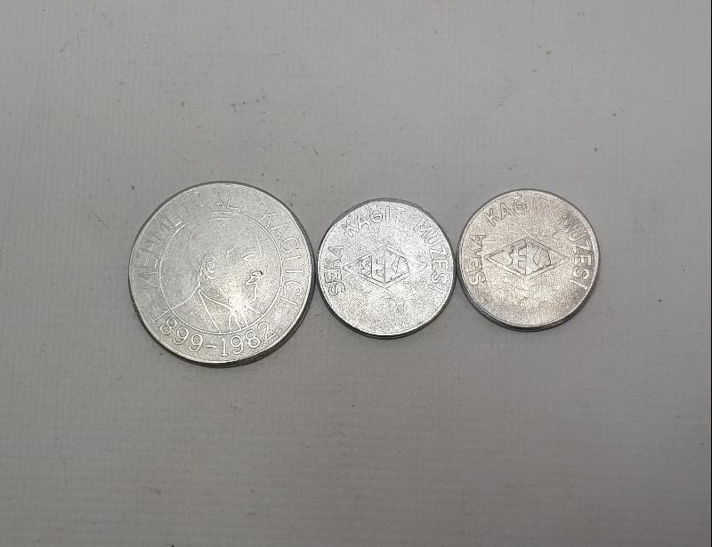 KOCAELİ SEKA KAĞIT MÜZESİ JETONLARI 