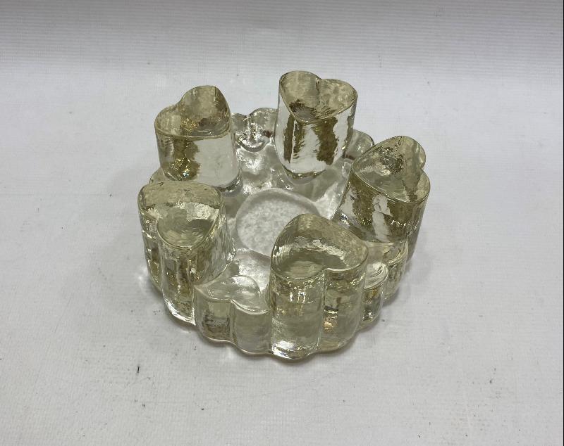 KRİSTAL CAM PİPO / PURO KÜL TABLASI 