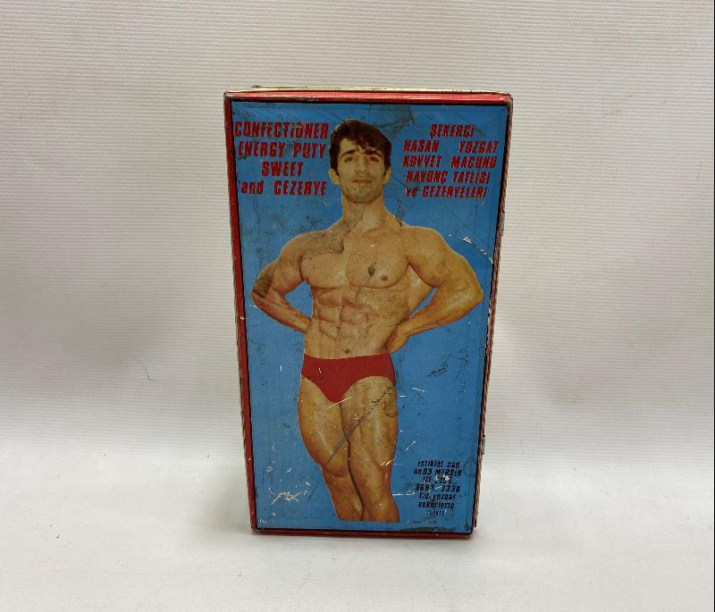 MERSİN: ŞEKERCİ HASAN YOZGAT KUVVET MACUNU KUTUSU 