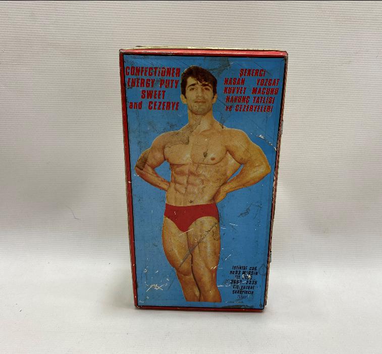 MERSİN: ŞEKERCİ HASAN YOZGAT KUVVET MACUNU KUTUSU 