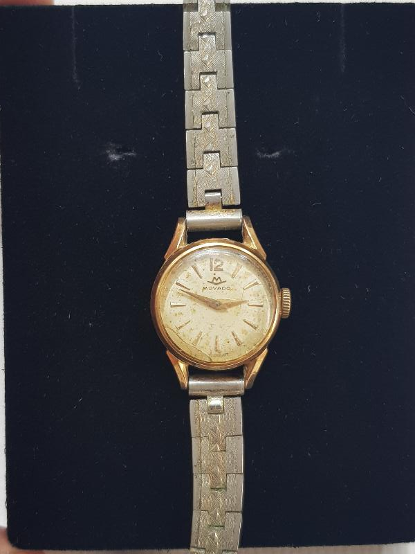 MOVADO MARKA ALTIN KAPLAMA KURMALI KOL SAATİ 