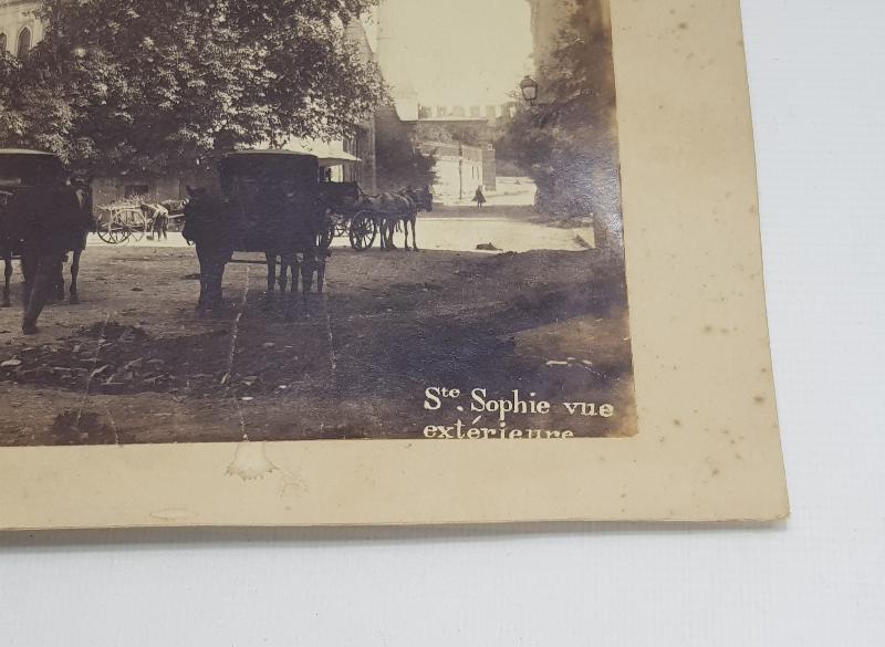 OSMANLI DÖNEMİ ABDULLAH FRERES İMZALI BÜYÜK BOY AYASOFYA CAMİİ FOTOĞRAFI