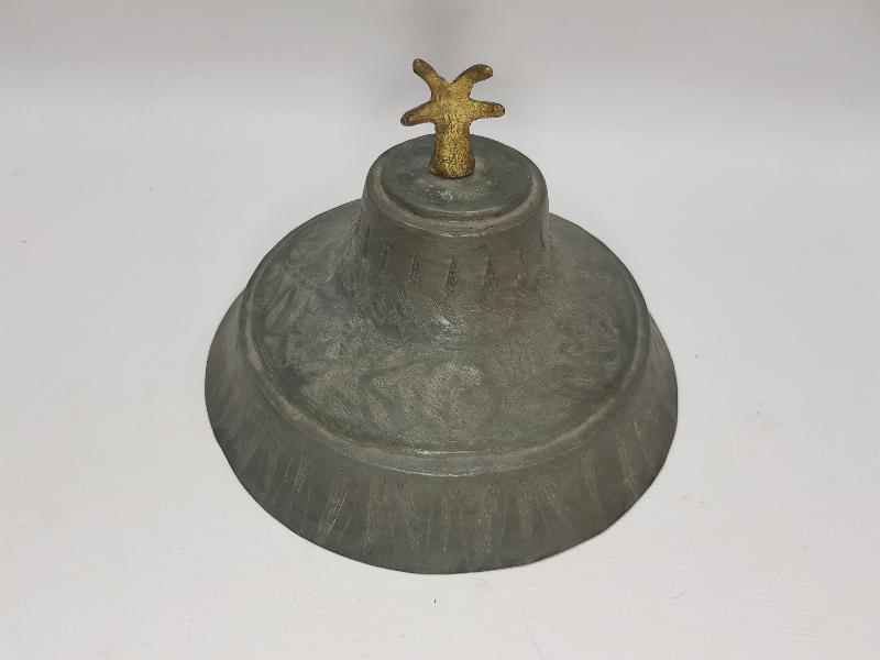 OSMANLI DÖNEMİ FARKLI FORMDA BAKIR SAHAN KAPAĞI 