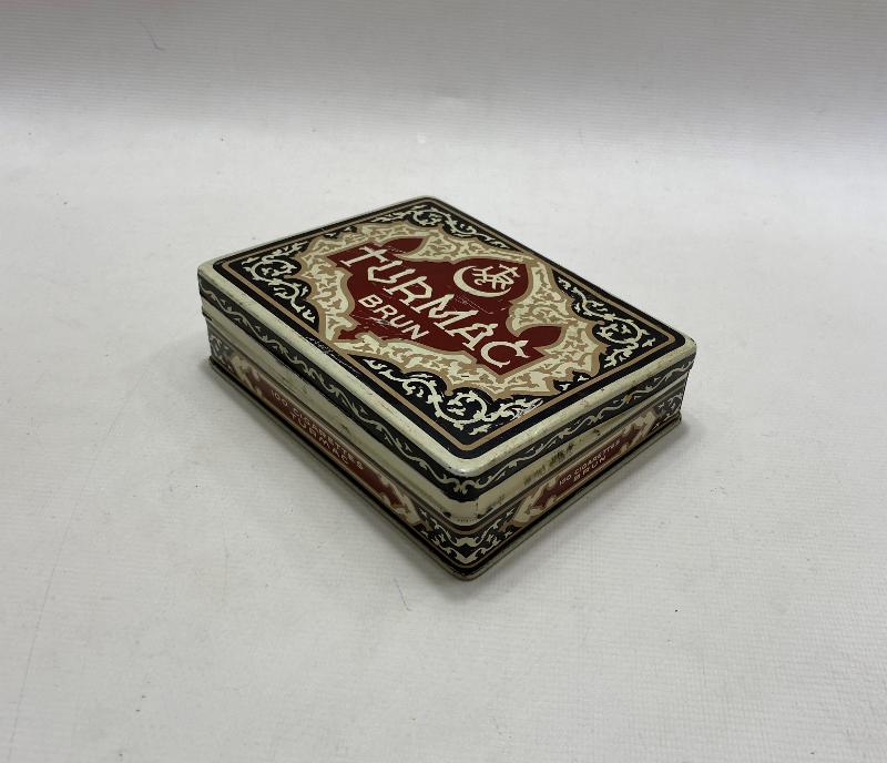 OSMANLI DÖNEMİ TURMAC BRUN TENEKE SİGARA KUTUSU