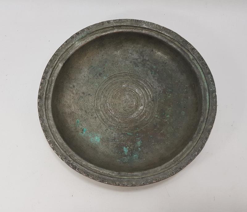 OSMANLI DÖNEMİ YENİÇERİ İŞİ BAKIR TABAK 