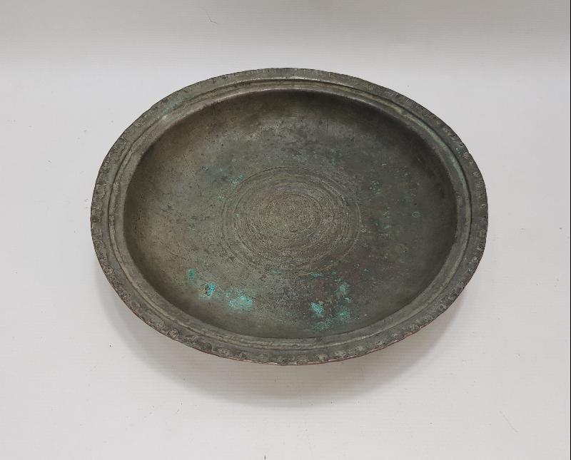 OSMANLI DÖNEMİ YENİÇERİ İŞİ BAKIR TABAK 