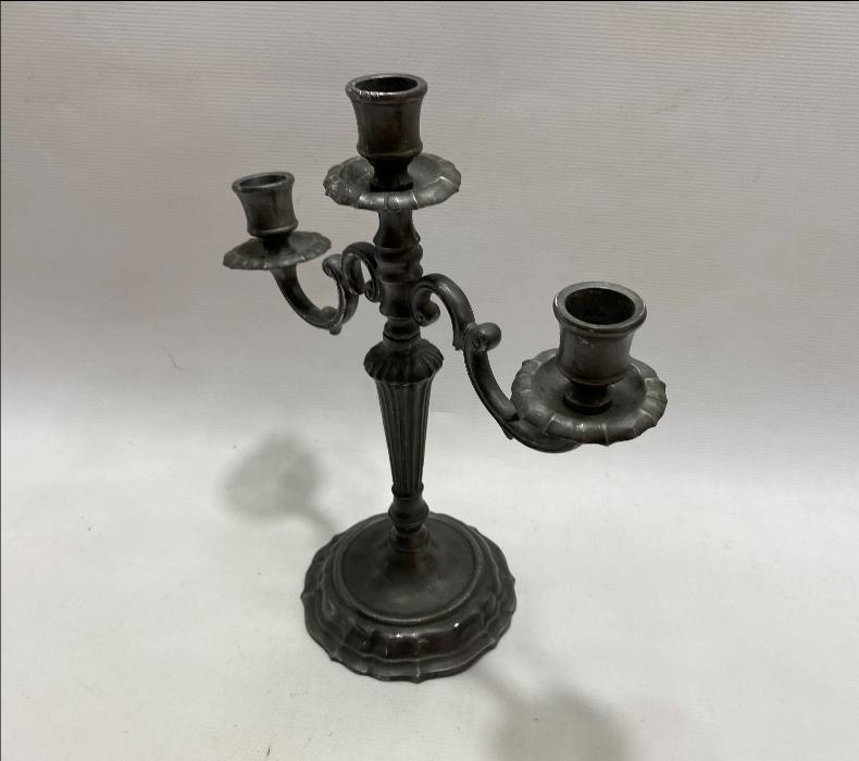 ÜÇ KOLLU ANTİKA TUTYA ŞAMDAN 