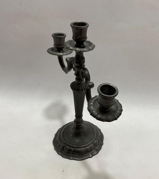 ÜÇ KOLLU ANTİKA TUTYA ŞAMDAN 